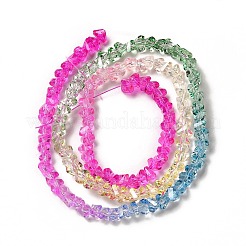 Transparent Glass Bead Strands&nbsp;GLAA-H023-02B
