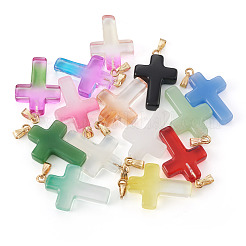 28Pcs 14 Styles Glass/Lampwork Pendants&nbsp;GLAA-TA0001-19