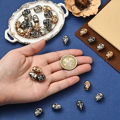 30Pcs 3 Colors Alloy European Beads&nbsp;FIND-YW0011-67