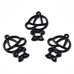 Spray Painted Alloy Pendants&nbsp;PALLOY-T077-167