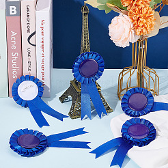 Award Ribbon Shape Tinplate Badge Pins&nbsp;JEWB-WH0035-01