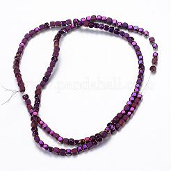 Electroplate Non-magnetic Synthetic Hematite Bead Strands&nbsp;G-Q467-11B