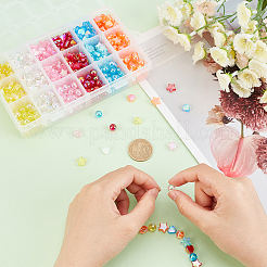 690Pcs 18 Style Transparent Acrylic Beads&nbsp;TACR-PH0001-40