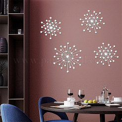 4Pcs Iron & Acrylic Wall Decorations&nbsp;AJEW-WH0871-55P