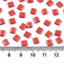 FGB 2-Hole Glass Seed Beads&nbsp;SEED-S031-L-ST45