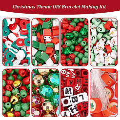 about 1510pcs Christmas Theme DIY Bracelet Making Kit&nbsp;DIY-PH0022-59