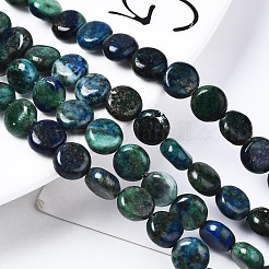 Natural Chrysocolla and Lapis Lazuli Beads Strands&nbsp;G-N330-032B-01