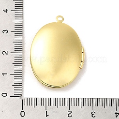 Rack Plating Brass Locket Pendants&nbsp;KK-K277-03G