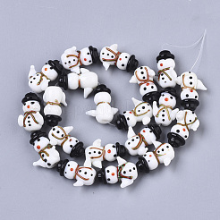 Handmade Lampwork Beads Strands&nbsp;LAMP-R142-02