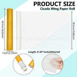 20M Cicada Wing Paper Roll for Calligraphy Painting&nbsp;DIY-BC0017-39A