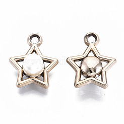 ABS Plastic Imitation Pearl Pendants&nbsp;OACR-R248-002LG