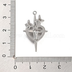 Silver Alloy Pendants&nbsp;PALLOY-U003-08G-S