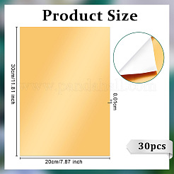 Rectangle Tinfoil Paper Sheets for Craft Engraving&nbsp;LS-DIY-WH0671-302B-02