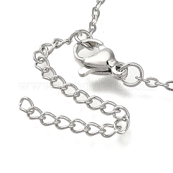 304 Stainless Steel Cable Chain Necklaces&nbsp;NJEW-H040-21P-02