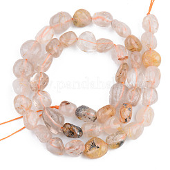 Natural Rutilated Quartz Beads Strands&nbsp;G-S359-164