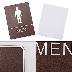 Acrylic Bathroom Sign Stickers&nbsp;DIY-GF0002-48