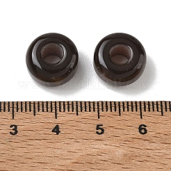 Opaque Resin European Beads&nbsp;RESI-F073-17B