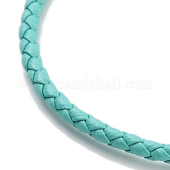 Braided Round Imitation Leather Bracelets Making&nbsp;BJEW-H610-01P-12