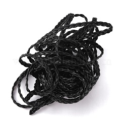3-Ply PU Leather Braided Cord&nbsp;LC-WH0007-04