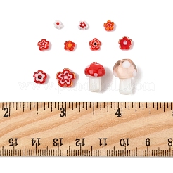 156Pcs 11 Styles Handmade Millefiori Glass Bead Strands&nbsp;LAMP-FS0001-29