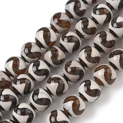Tibetan Style dZi Beads Strands&nbsp;GG-CBA3DA1-04