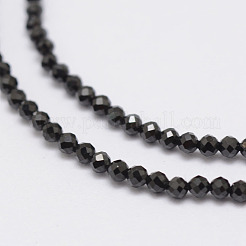 Natural Black Spinel Beads Strands&nbsp;G-E351-01A