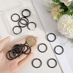 20Pcs Zinc Alloy Closed Jump Rings&nbsp;FIND-SP0002-78