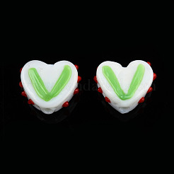 Opaque Handmade Bumpy Lampwork Beads Strands&nbsp;LAMP-T017-20-B03