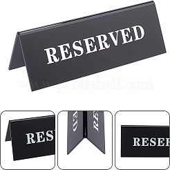Acrylic Reserved Table Tent Sign&nbsp;LS-AJEW-WH0251-39