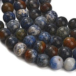 Natural Dumortierite Beads Strands&nbsp;G-F826-A01-10mm