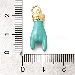 Rack Plating Brass Enamel Pendants&nbsp;KK-L225-028G-06