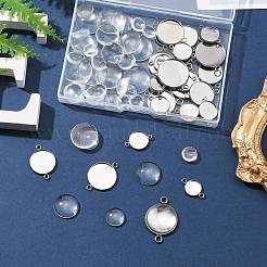 DIY Blank Dome Link Connector Making Kit&nbsp;DIY-FS0005-48
