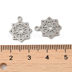 Non-Tarnish 304 Stainless Steel Charms&nbsp;STAS-J042-03P