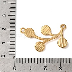 Ion Plating(IP) 304 Stainless Steel Pendant Cabochon Settings&nbsp;STAS-N103-72G