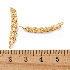 Brass Micro Pave Clear Cubic Zirconia Pendants&nbsp;KK-N254-116G