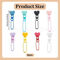 8Pcs Zinc Alloy Cell Phone Heart Holder Stand&nbsp;HJEW-OC00069
