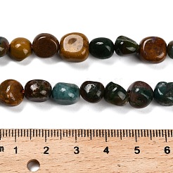 Natural Ocean Jasper Beads Strands&nbsp;G-P568-C06-01