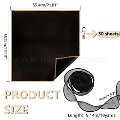 30 Sheets Plastic Waterproof Wrapping Paper&nbsp;AJEW-PH0011-78