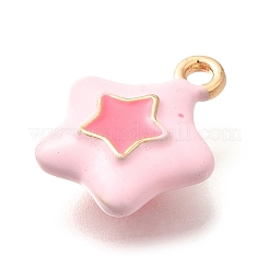 Brass Enamel Charms&nbsp;KK-R212-16G-01