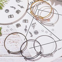 DIY Adjustable Brass Expandable Bangle Making&nbsp;DIY-PH0026-21