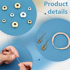 80Pcs 8 Styles Brass Beads&nbsp;KK-PH0006-74