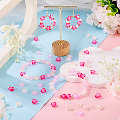 150Pcs 5 Styles Transparent Acrylic Beads&nbsp;MACR-TA0002-54