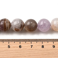 Natural Amethyst Lace Agate Beads Strands&nbsp;G-H312-C01-12mm