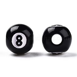 Spray Painted Acrylic Beads&nbsp;SACR-N009-05