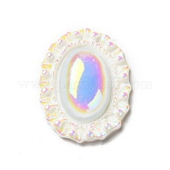 Opaque Resin Cabochons&nbsp;CRES-M014-18