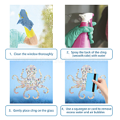 Waterproof PVC Colored Laser Stained Window Film Adhesive Stickers&nbsp;DIY-WH0256-077