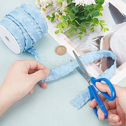 24.5~25 Yards Polyester Ruffled Ribbon&nbsp;SRIB-AR0001-11B
