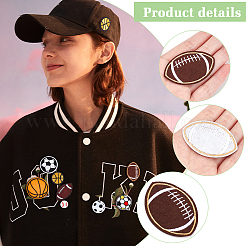 48Pcs 8 Style Computerized Embroidery Cloth Iron On/Sew On Patches&nbsp;DIY-PH0006-79