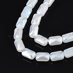 Electroplate Glass Beads Strands&nbsp;X-EGLA-N002-25-E02