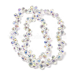 Electroplated Glass Beads&nbsp;EGLA-K062-01B-AB03